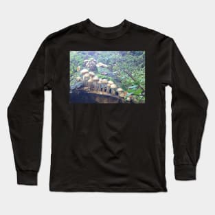 Fairy Garden Village - Toadstools, Mushrooms and the joy of Nature Long Sleeve T-Shirt